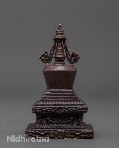 Shakyamuni Buddha Stupa | Handcrafted Nepalese Buddhist Stupa
