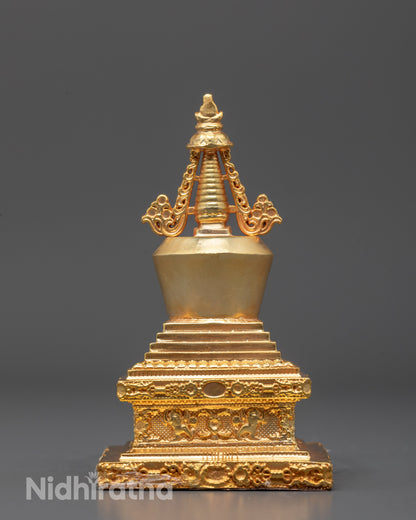 Shakyamuni Buddha Stupa | Meditation Room Temple Decor