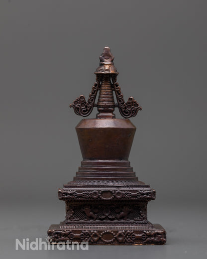 Nepalese Namgyalma Stupa | Lost Wax Crafted Tibetan Religious