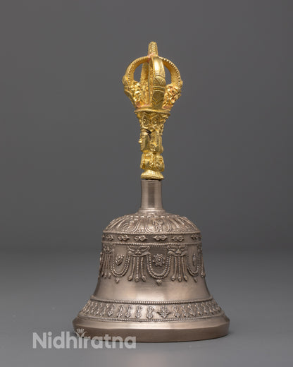 Buddhist Thunderbolt and Prayer Bell | Handmade Ritual Tools Set