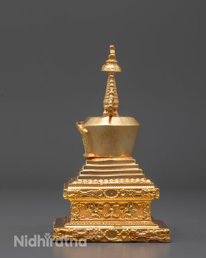 Shakyamuni Buddha Stupa | Meditation Room Temple Decor
