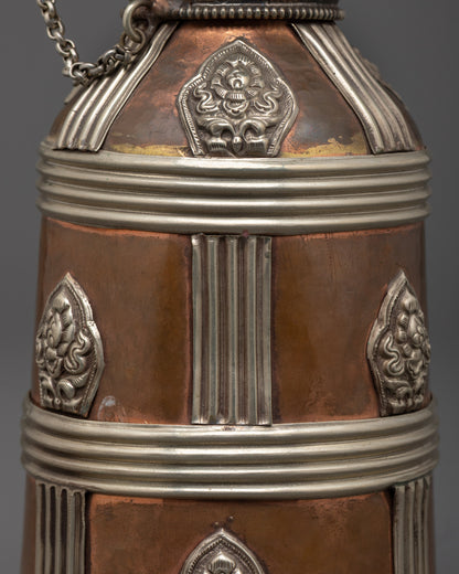 Artisan Copper Theki | Traditional Nepali Utensil