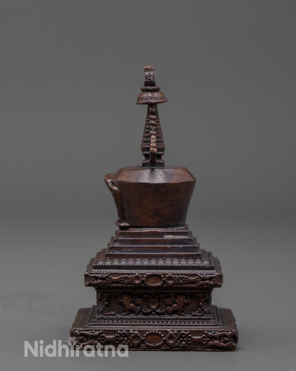 Shakyamuni Buddha Stupa | Handcrafted Nepalese Buddhist Stupa