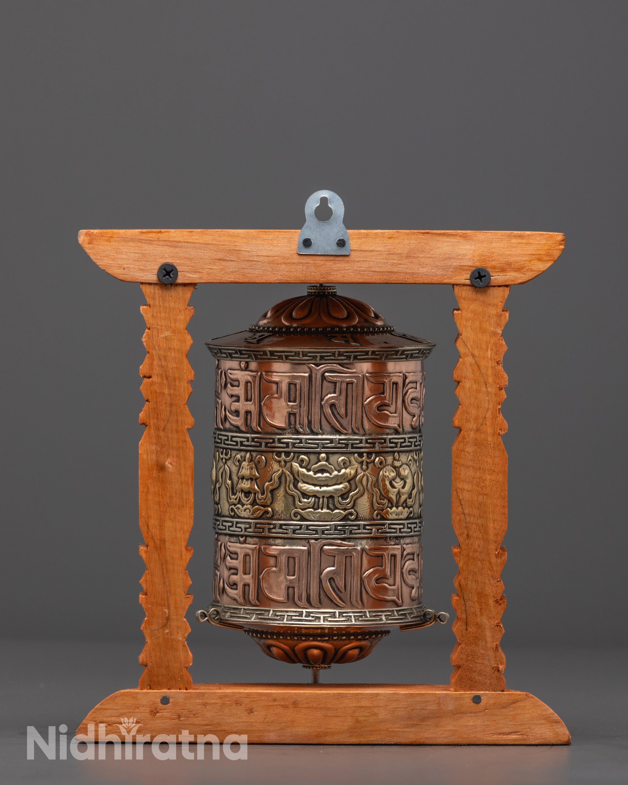 Exquisite Auspicious Prayer Wheel | Sacred Tibetan Mantra Spinner