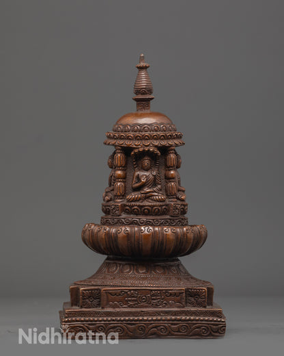 Traditional Buddhist Stupa | Handcrafted Buddhist Symbol