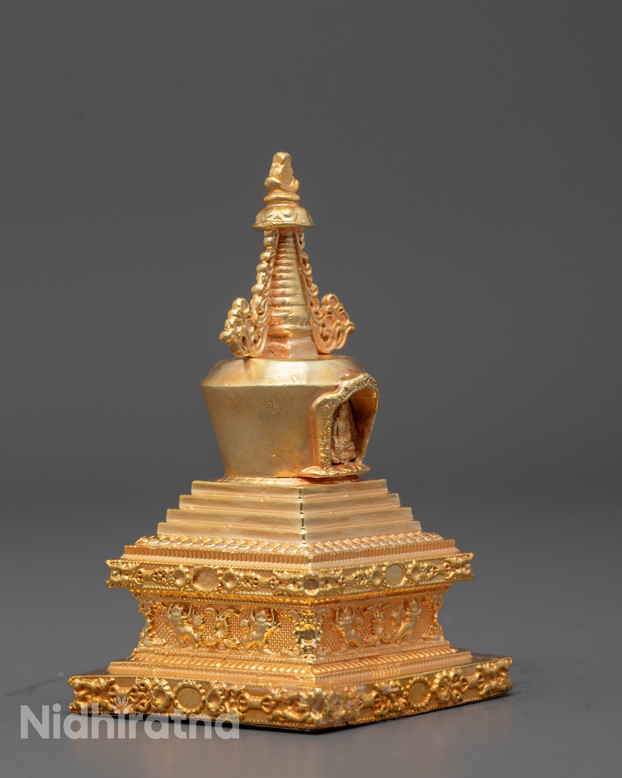Shakyamuni Buddha Stupa | Meditation Room Temple Decor