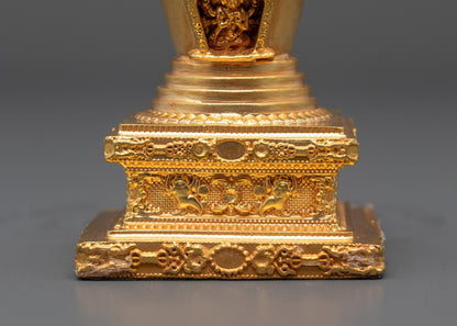 24k Gold Plated Namgyalma Stupa from Nepal