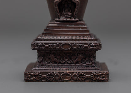 Shakyamuni Buddha Stupa | Handcrafted Nepalese Buddhist Stupa
