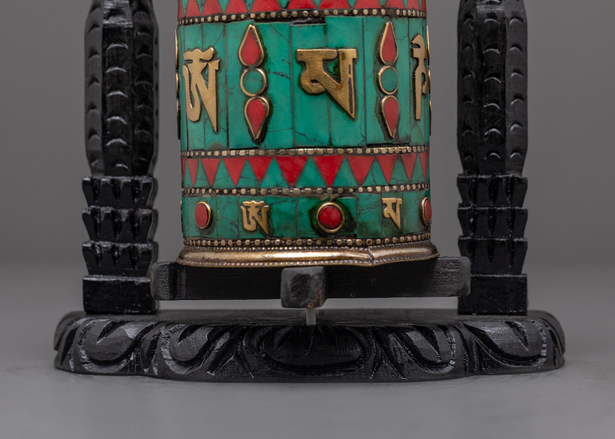 Artisan-Made Prayer Wheel | Traditional Ritual Tool for Inner Peace