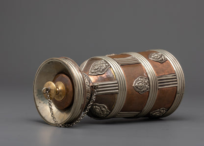Artisan Copper Theki | Traditional Nepali Utensil