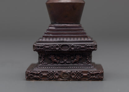 Shakyamuni Buddha Stupa | Handcrafted Nepalese Buddhist Stupa