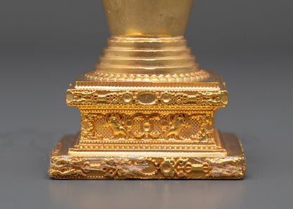 24k Gold Plated Namgyalma Stupa from Nepal