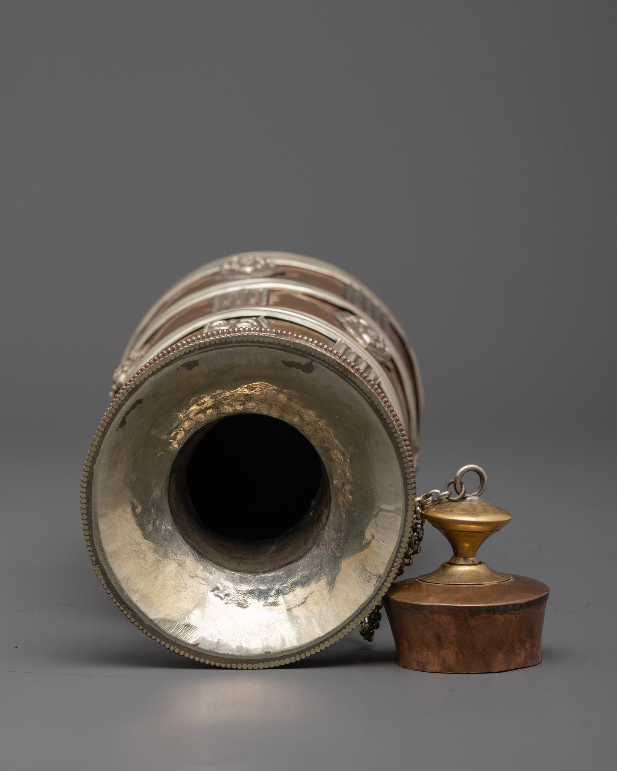 Artisan Copper Theki | Traditional Nepali Utensil