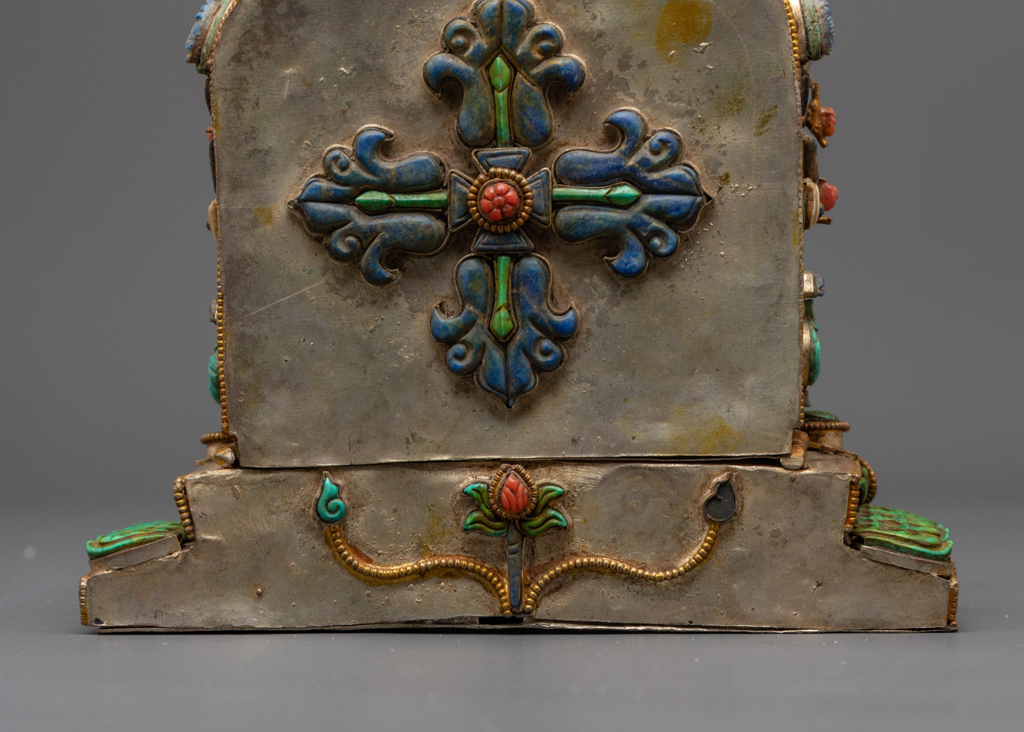 Spiritual Chenrezig Ghau Box | Handmade Tibetan Buddhist Prayer Box