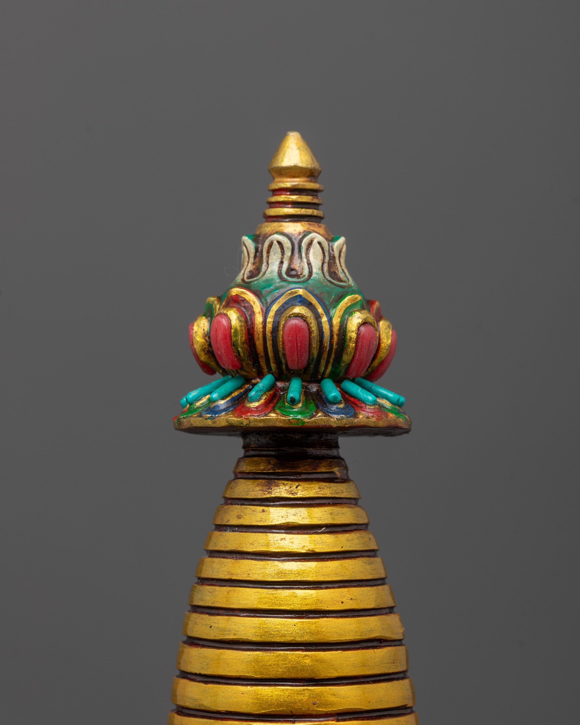 Hand-Carved Kadampa Stupa | Buddhist Spiritual Monument