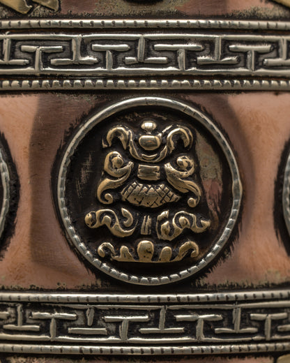 Mantra Prayer Wheel | Sacred Buddhist Spiritual Spinner Wheel