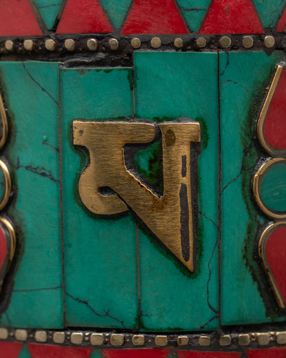 Artisan-Made Prayer Wheel | Traditional Ritual Tool for Inner Peace