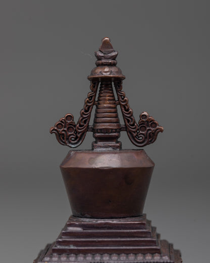 Shakyamuni Buddha Stupa | Handcrafted Nepalese Buddhist Stupa