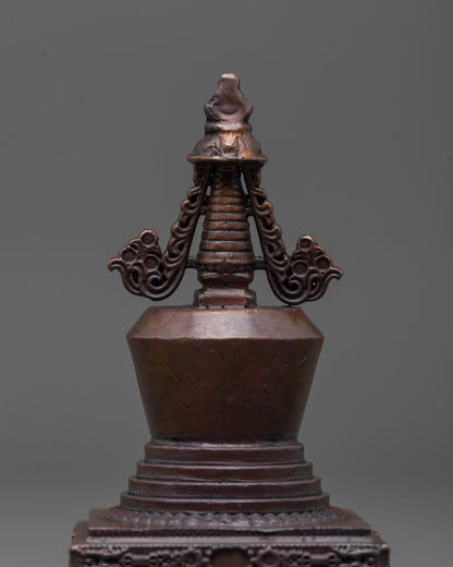Nepalese Namgyalma Stupa | Lost Wax Crafted Tibetan Religious