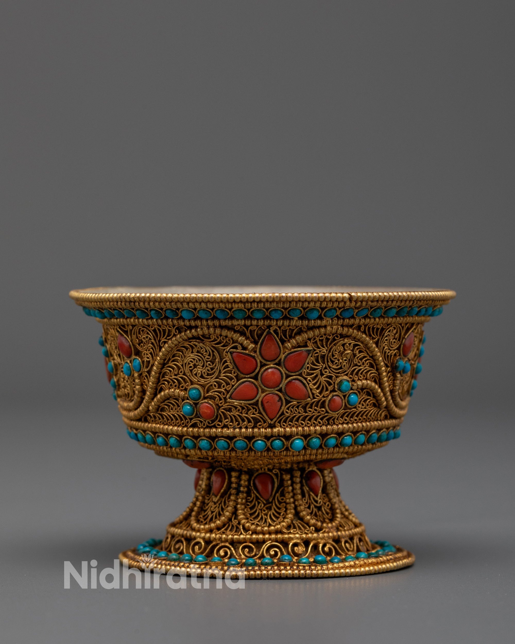 Himalayan Water Offering Bowls | Perfect for Buddhist Ceremonies