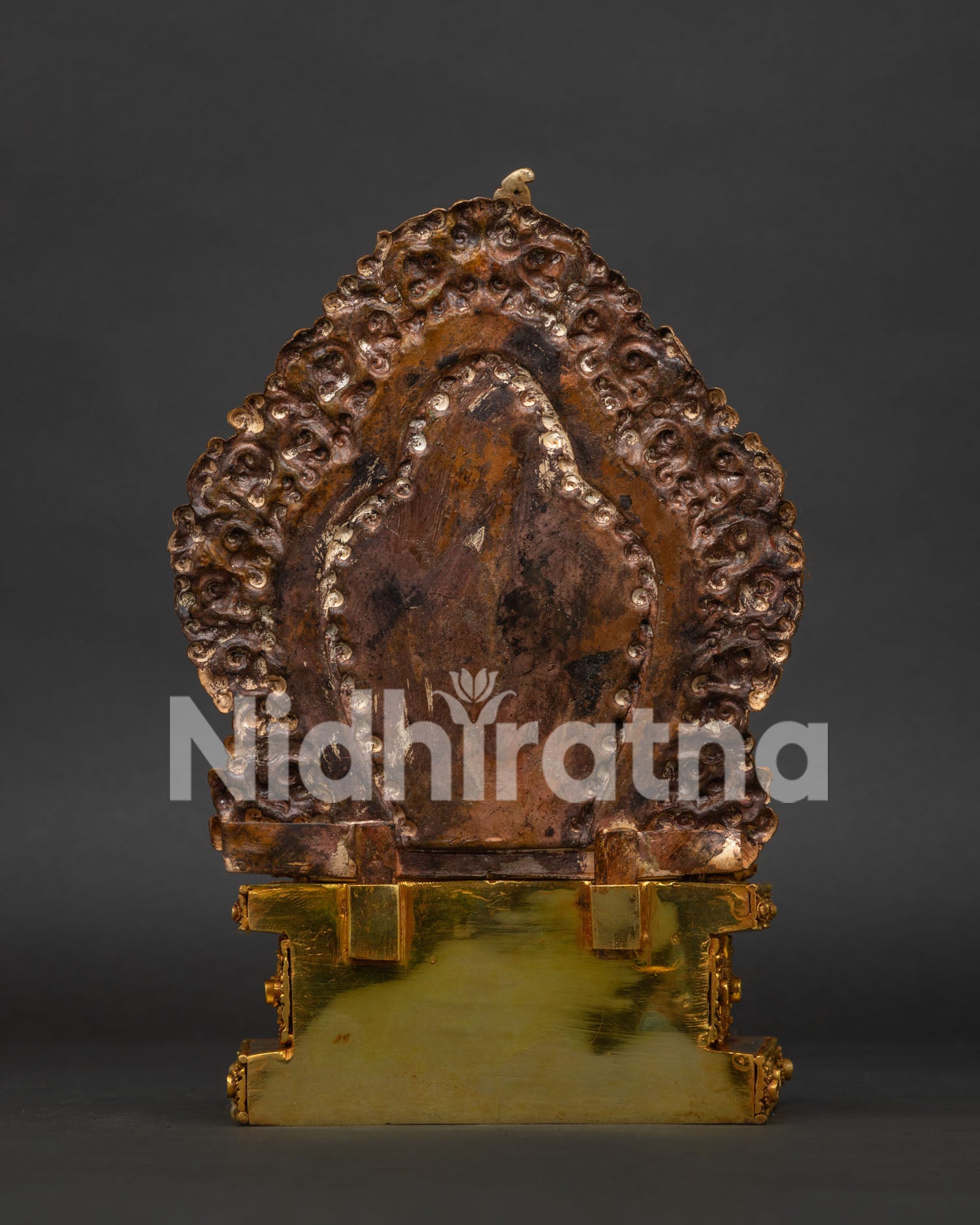 Green Tara With Throne