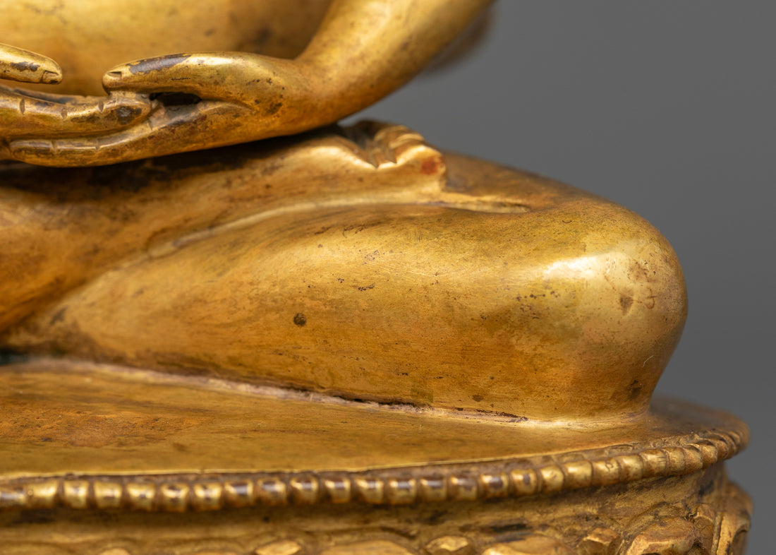 Antique Samantabhadra with Consort: A Timeless Embrace of Enlightened Unity