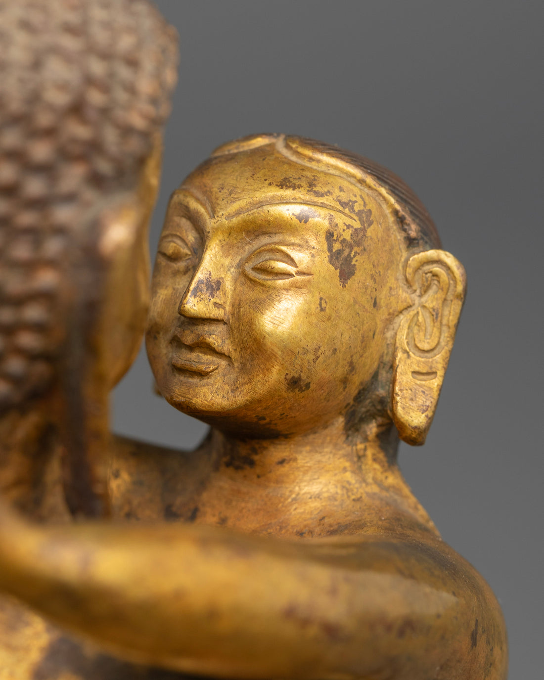 Antique Samantabhadra with Consort: A Timeless Embrace of Enlightened Unity