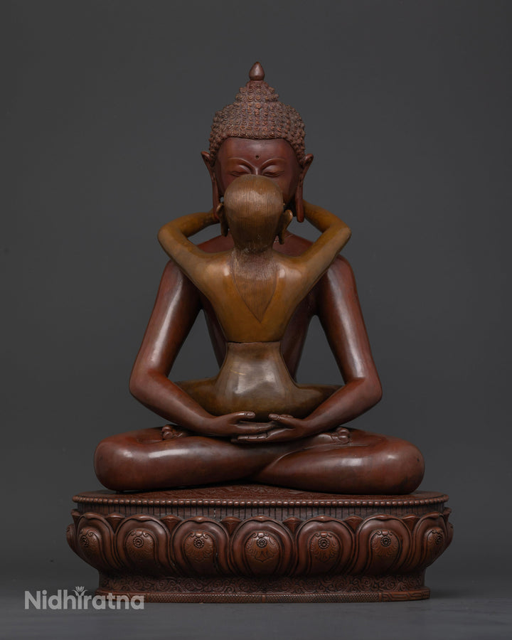 Elevate Your Space with a Samantabhadra and Consort Statue - Symbol of Unity and Harmony