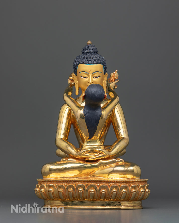 Samantabhadra with Consort in Golden Harmony