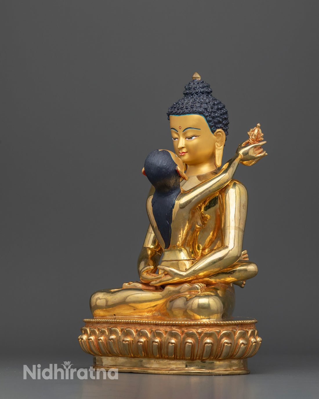 Samantabhadra with Consort in Golden Harmony