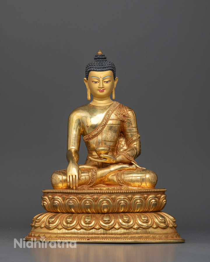 Impeccably Crafted Shakyamuni Buddha Statue