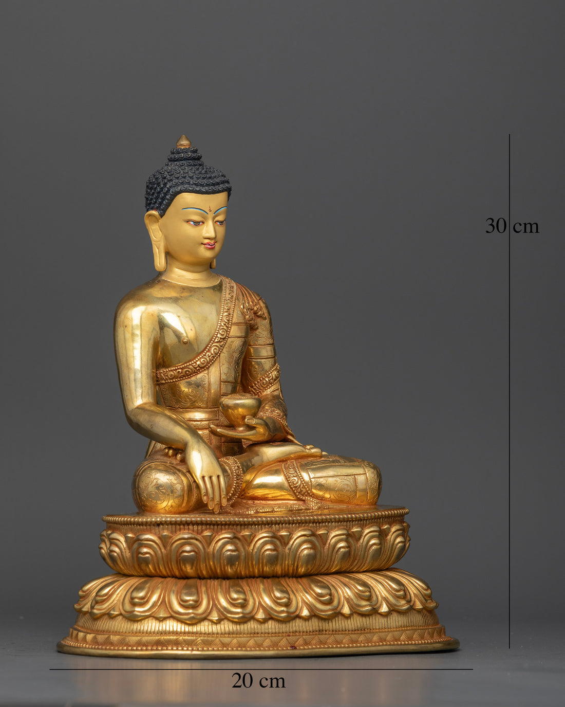 Impeccably Crafted Shakyamuni Buddha Statue