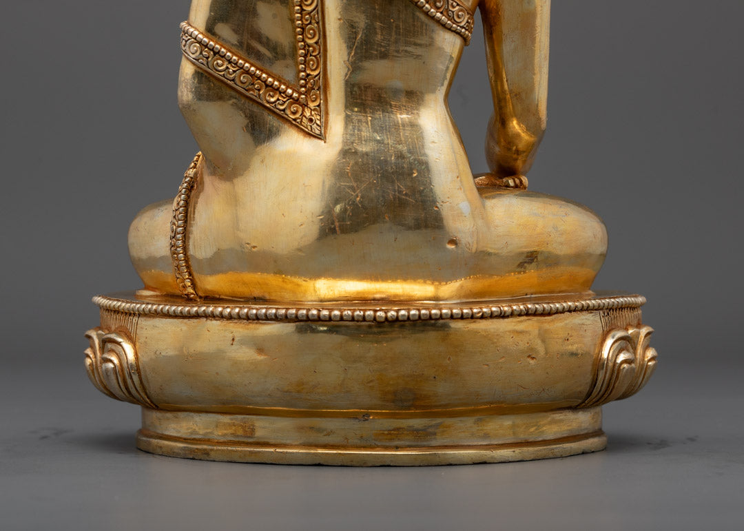 Golden Shakyamuni Buddha Statue | Enlightened Buddha