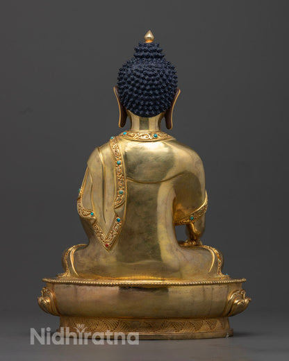 Shakyamuni Buddha Statue | Traditional Artwork of Nepal