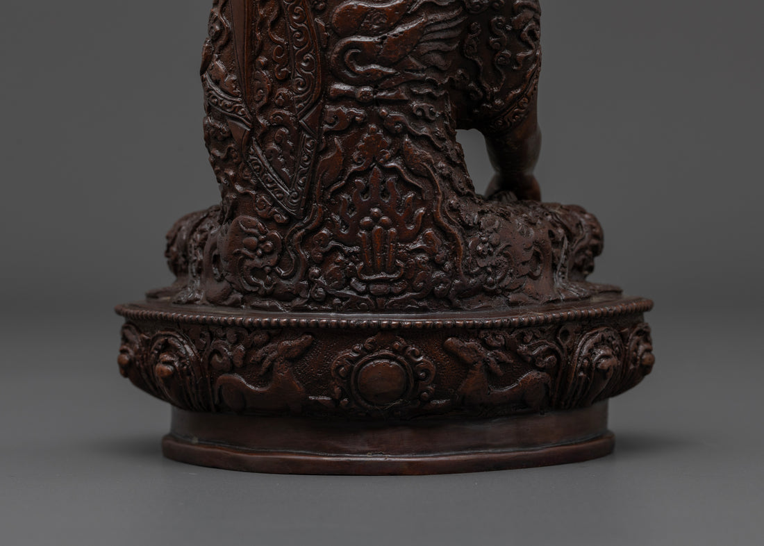 Oxidized Vajrayana Shakyamuni Buddha Statue