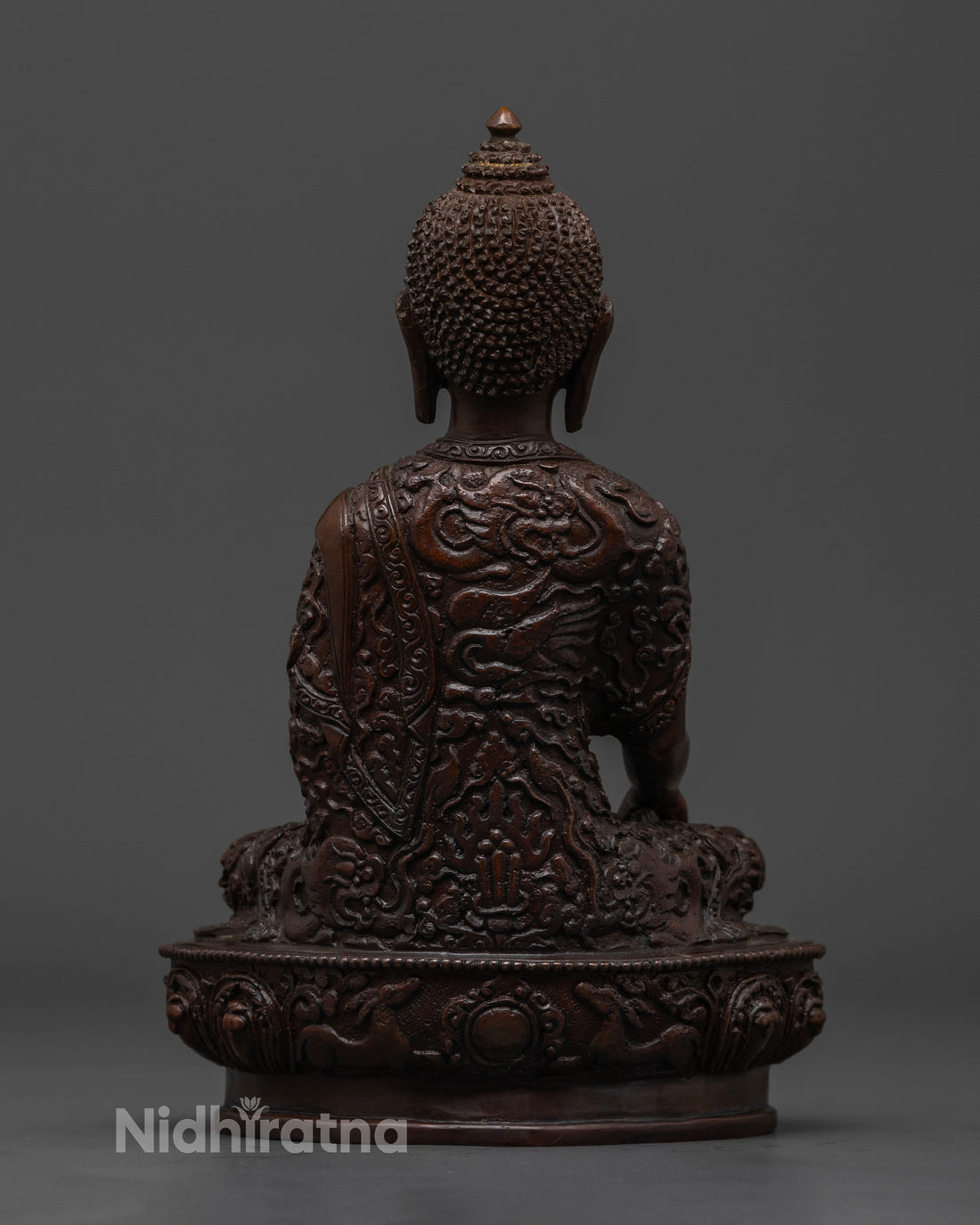 Oxidized Vajrayana Shakyamuni Buddha Statue