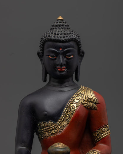 Colored Shakyamuni Buddha Statue | Buddha Statue