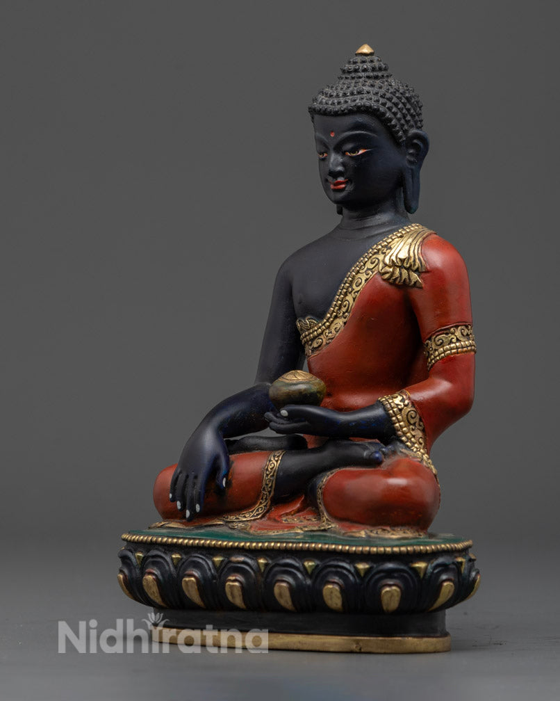 Colored Shakyamuni Buddha Statue | Buddha Statue