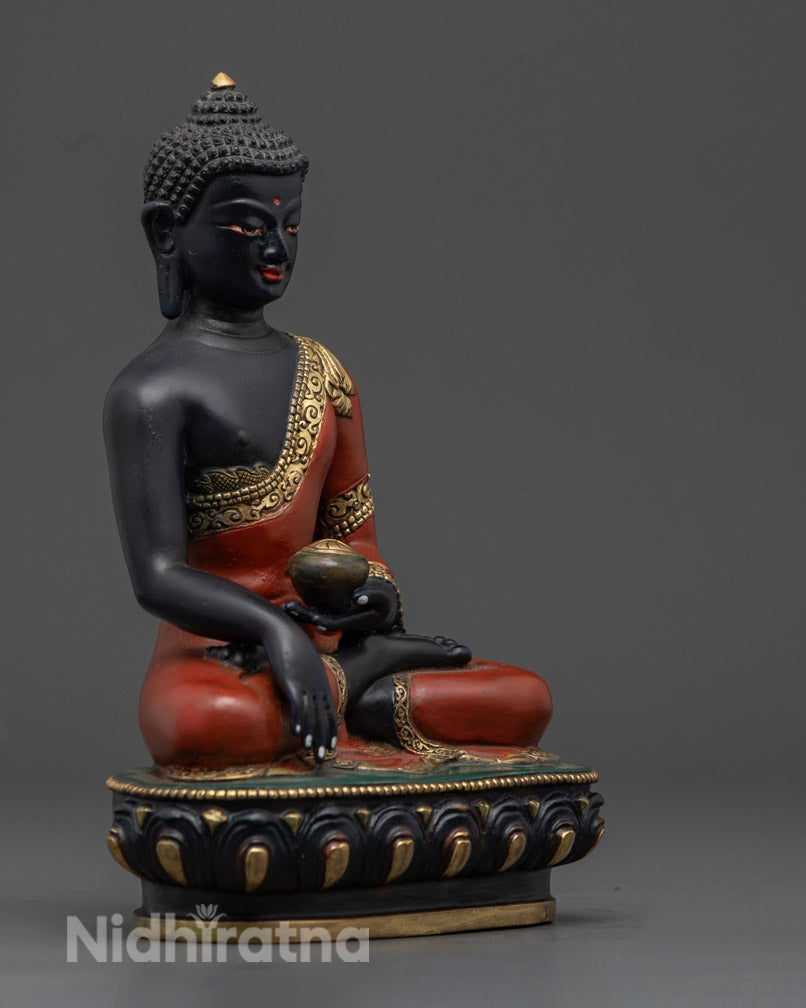 Colored Shakyamuni Buddha Statue | Buddha Statue