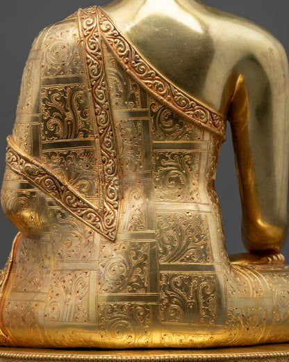 Himalayan Shakyamuni Buddha Statue | Traditional Nepalese Craftsmanship