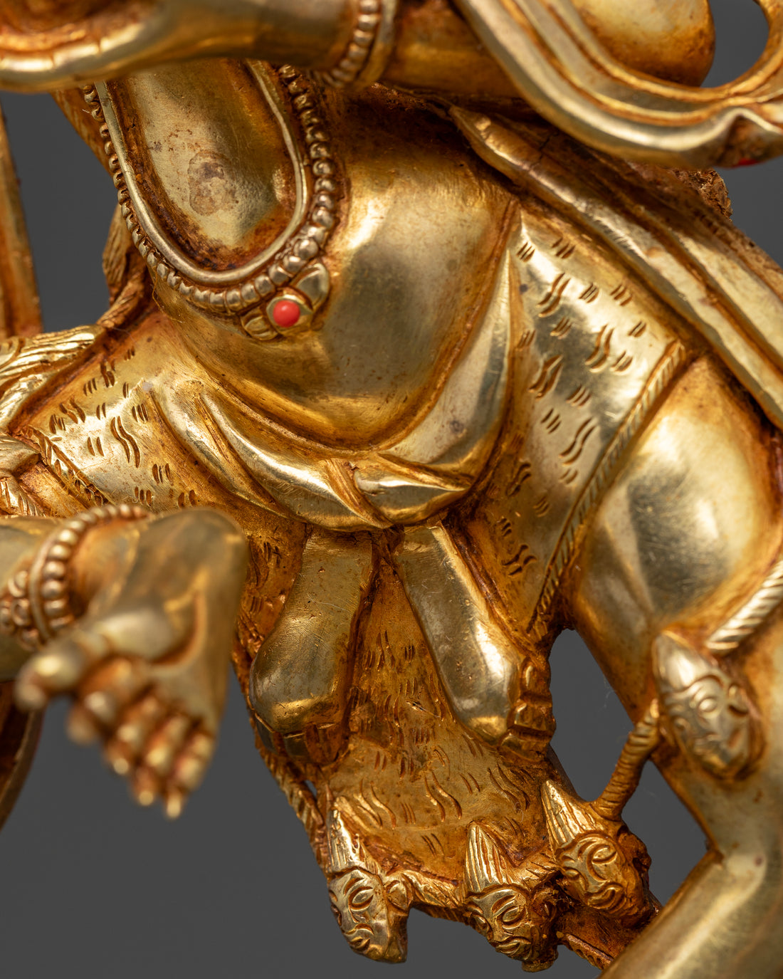 The Lion-Faced Guardian: Singha Mukha in Divine Majesty