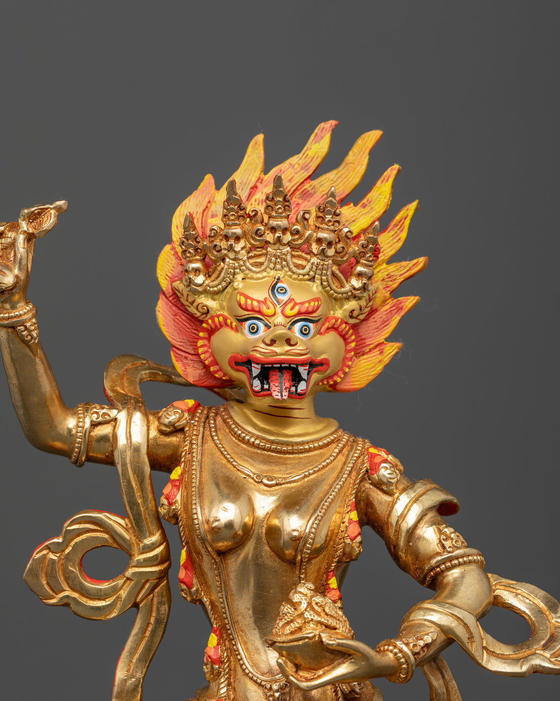 Simhamukha: The Wrathful Dakini of Protection and Purification