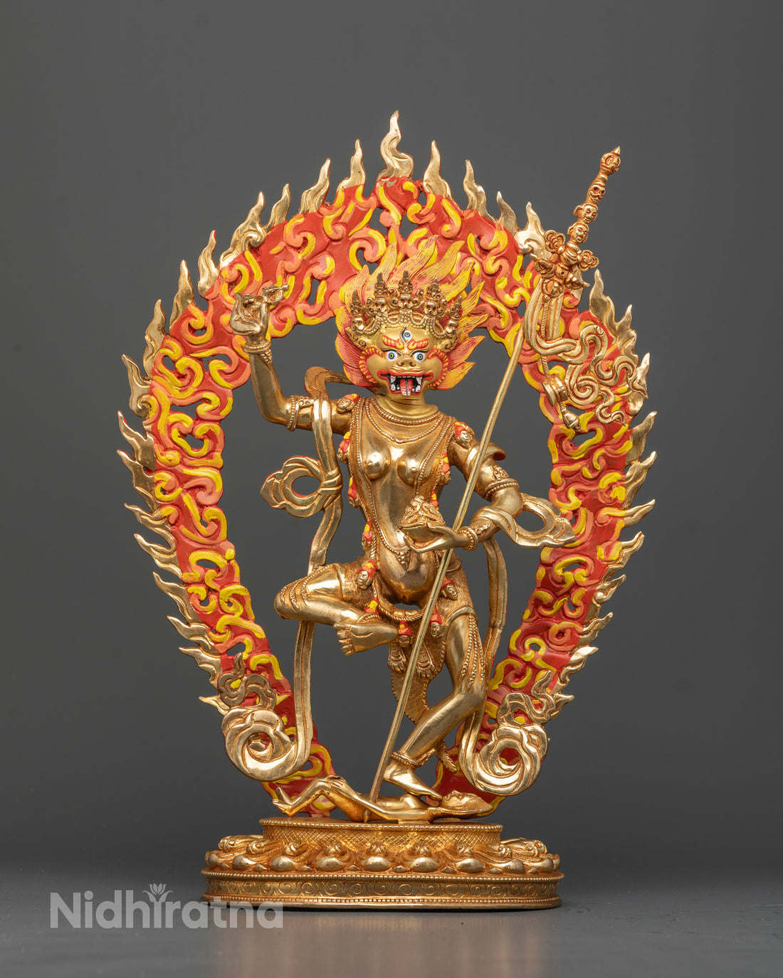 Simhamukha: The Wrathful Dakini of Protection and Purification