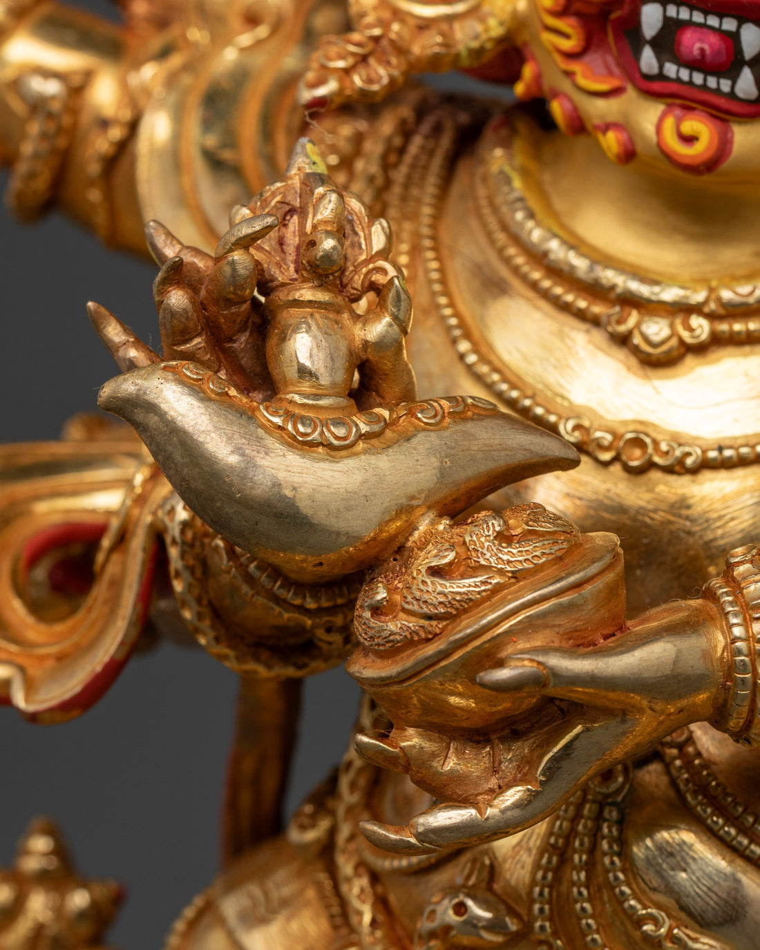 Six-Armed Mahakala Deity Statue | Fierce Protector