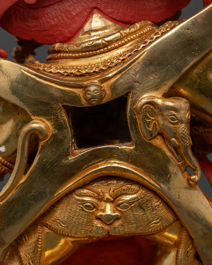 Six-Armed Mahakala Deity Statue | Fierce Protector