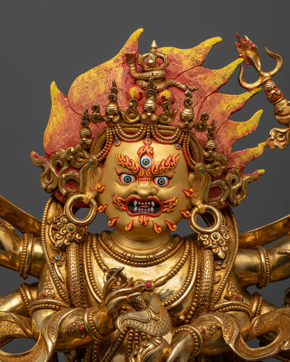 Six-Armed Mahakala: The Fierce Protector of Dharma