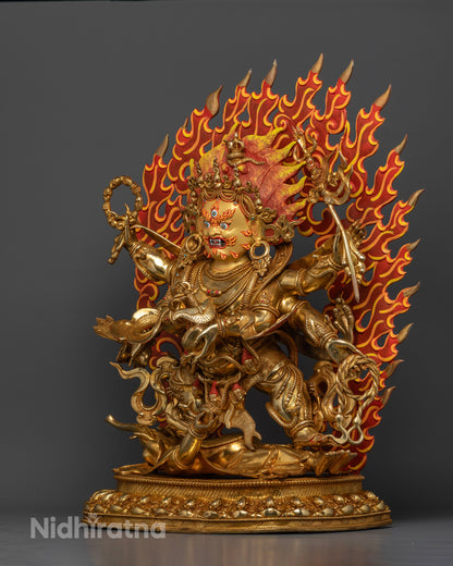 Six-Armed Mahakala: The Fierce Protector of Dharma