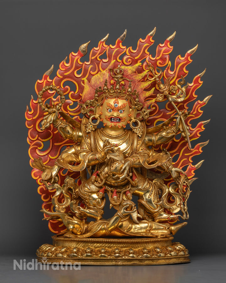 Six-Armed Mahakala: The Fierce Protector of Dharma