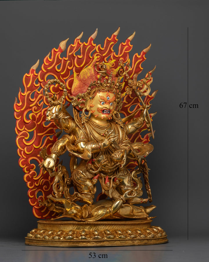 Six-Armed Mahakala: The Fierce Protector of Dharma