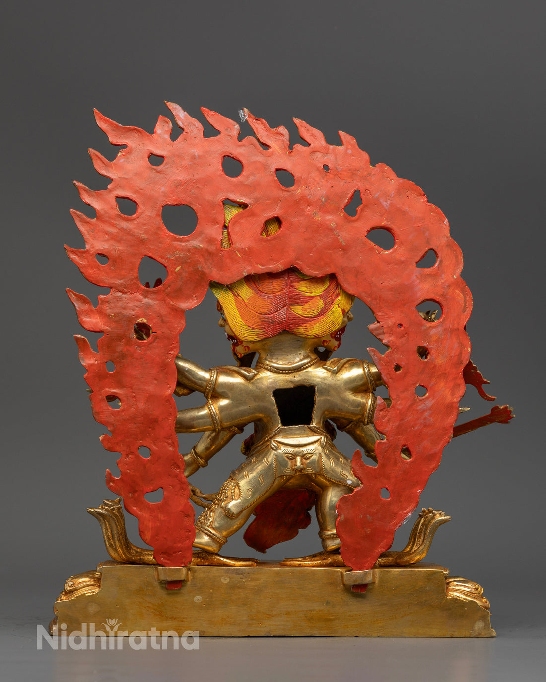 Handcrafted Mahakala Statue | Powerful Tibetan God of Protection